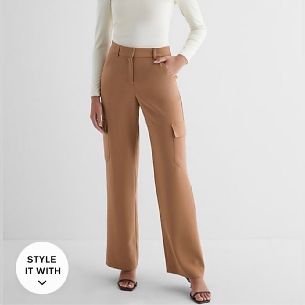 Express Super High Waisted Cargo Trouser Pant